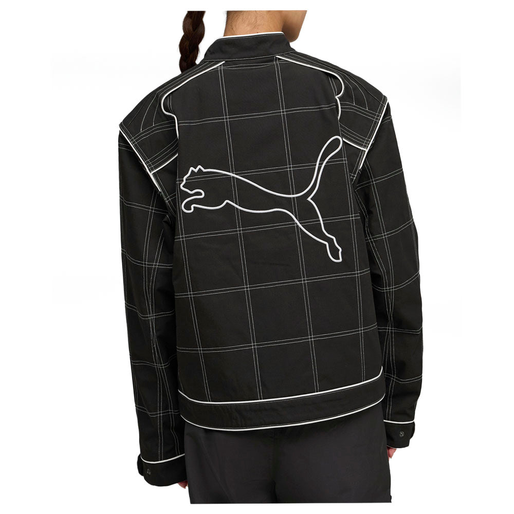 Shop Black Mens Future PUMA Archive Racer Full Zip Jacket – Shoebacca