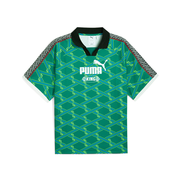 Shop Green Mens King Collared Short Sleeve Soccer Jersey – Shoebacca