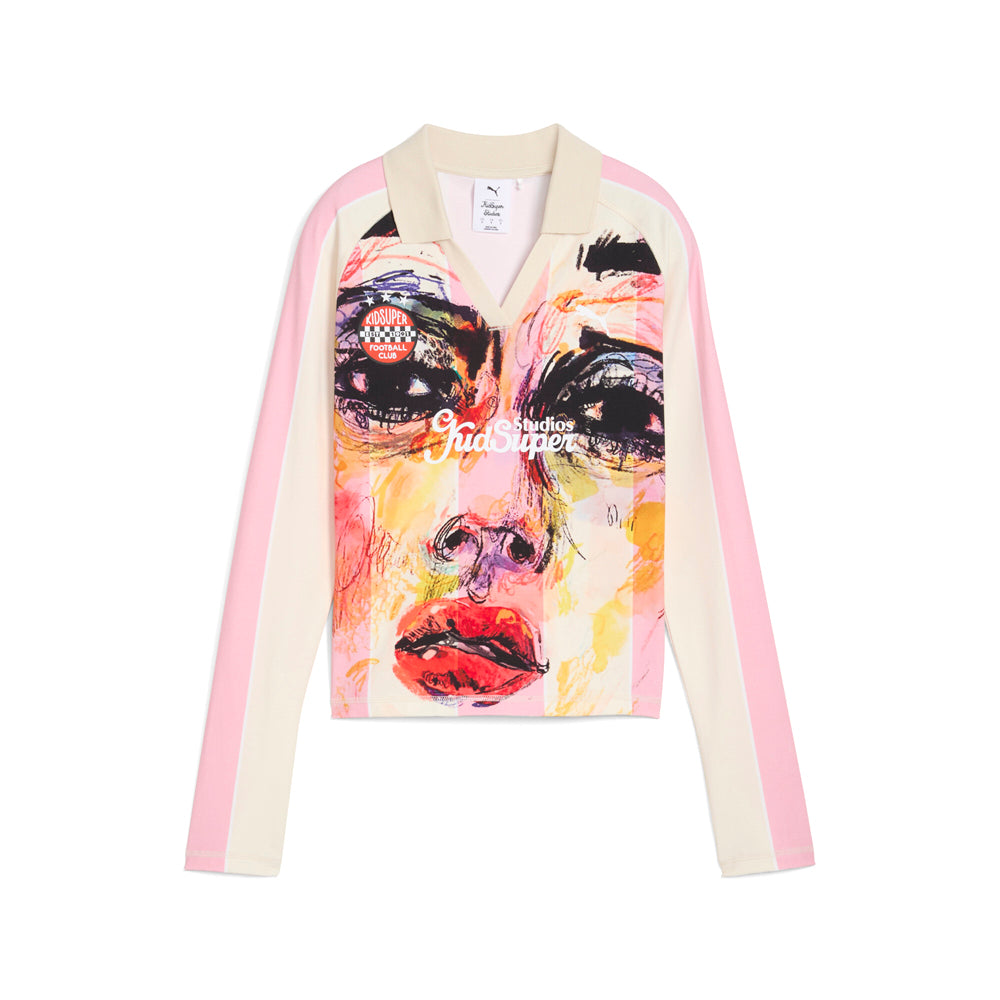 Shop Pink Womens PUMA X KIDSUPER Long Sleeve Jersey – Shoebacca