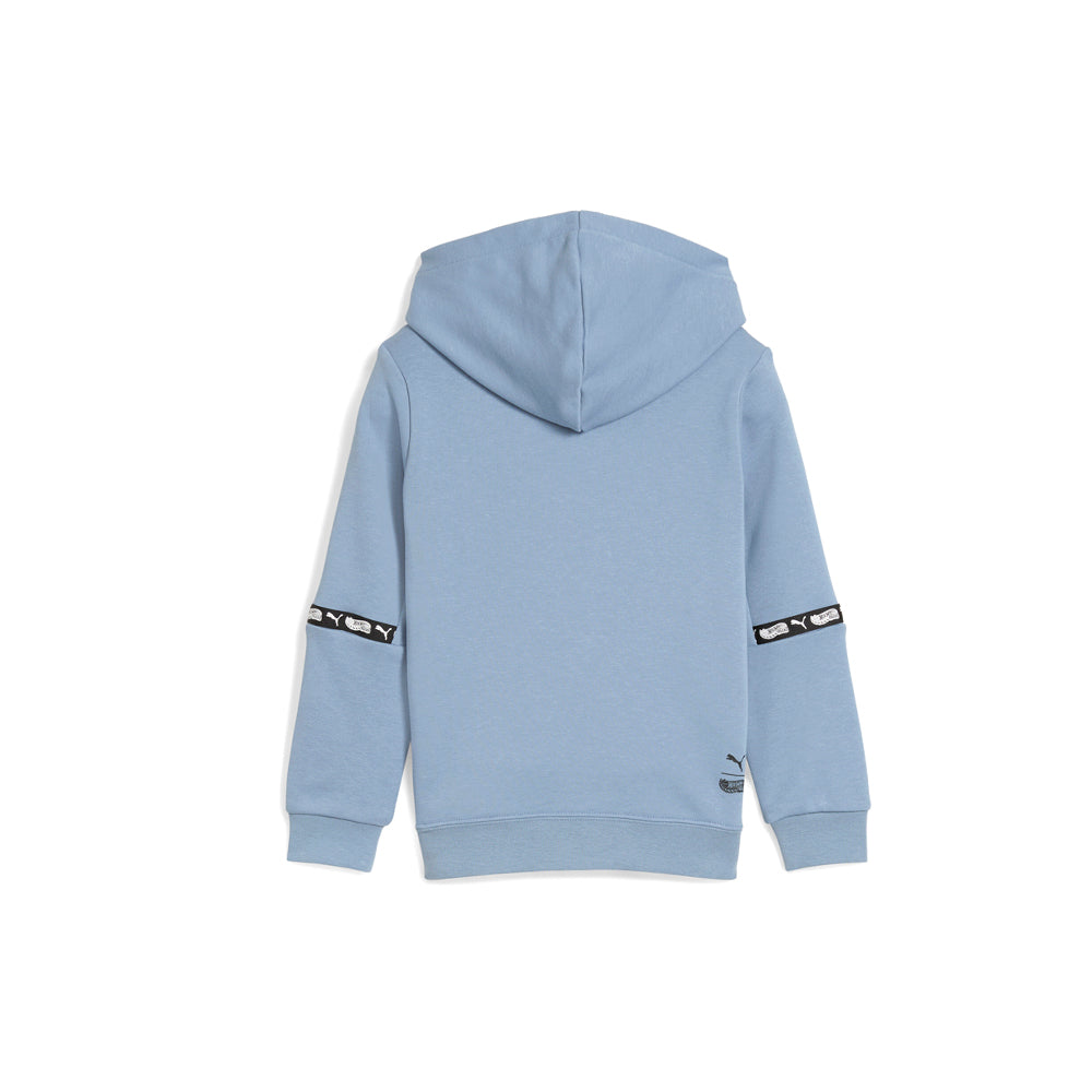 Shop Blue Boys PUMA X HOT WHEELS Graphic Pullover Hoodie (Youth