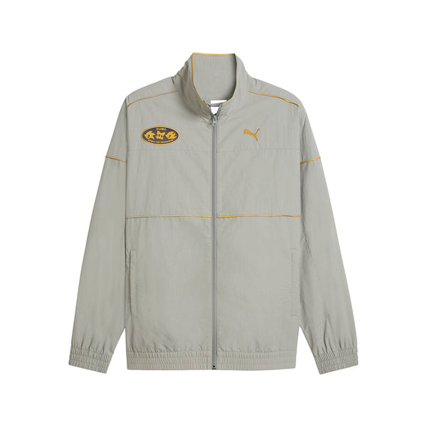 Shop Grey Mens PUMA X SONIC THE HEDGEHOG Full Zip Track Jacket