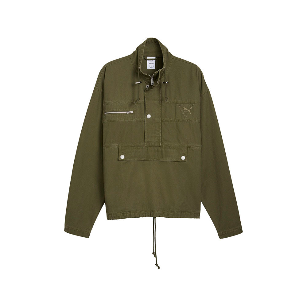 Shop Green Mens Represent Half Quarter Zip Jacket – Shoebacca