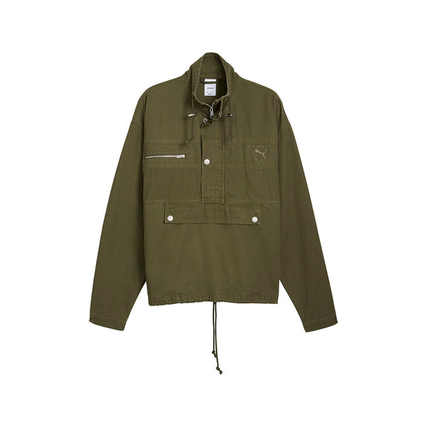 Shop Green Mens Represent Half Quarter Zip Jacket – Shoebacca