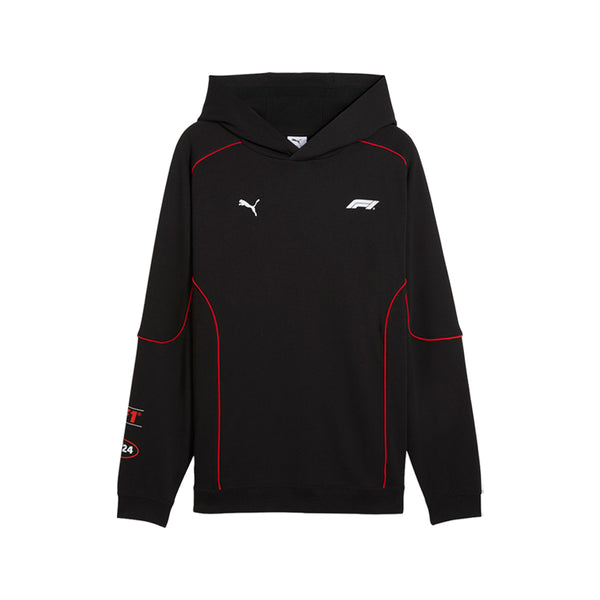 Shop Black Mens F1 Relaxed Graphic Pullover Hoodie – Shoebacca