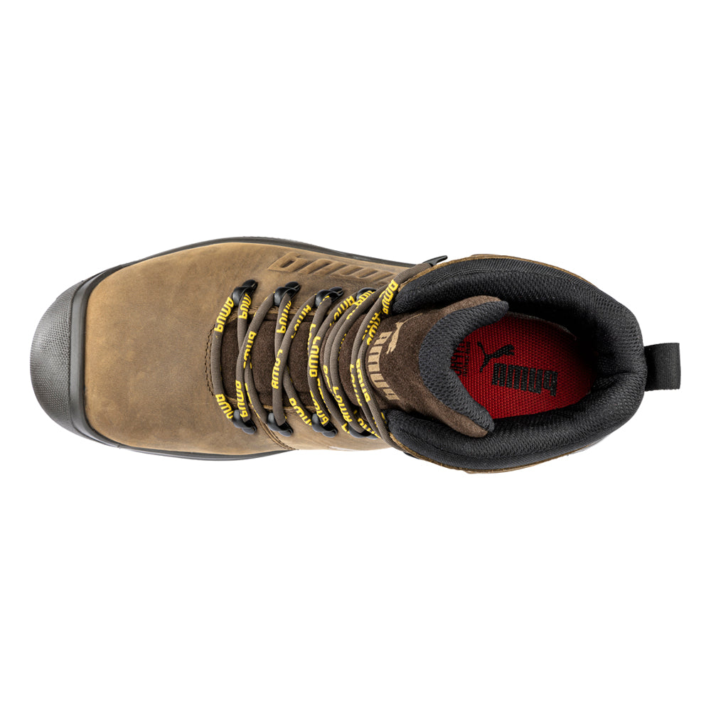 Shop Brown Mens Puma Safety Iron HD Waterproof Electrical Composite Toe ...