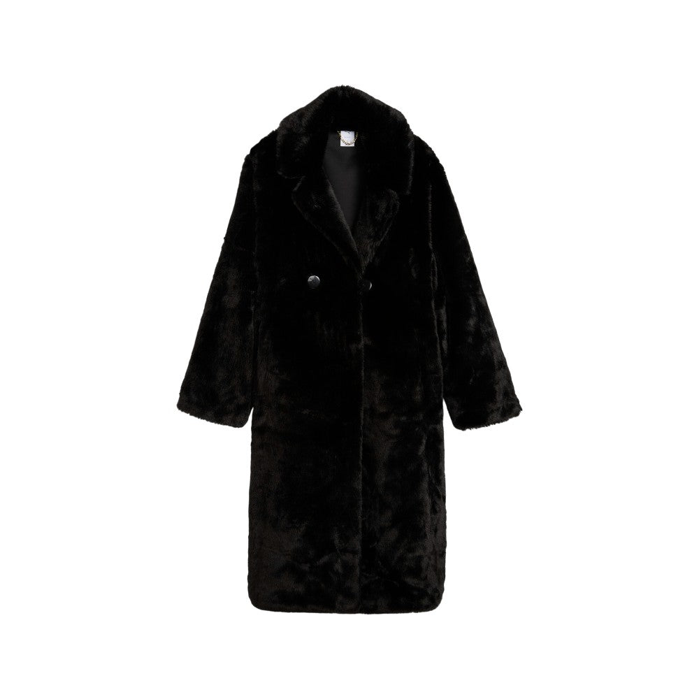 Shop Black Mens ASAP ROCKY X PUMA Flacko Fur Button Up Coat