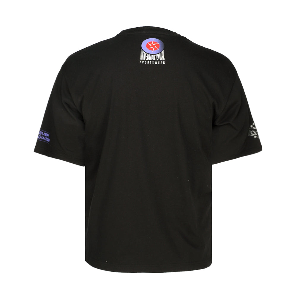 Shop Black Mens Inverse Boxy Graphic Crew Neck Short Sleeve T