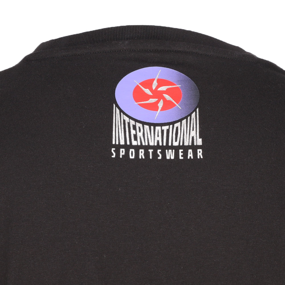 Shop Black Mens Inverse Boxy Graphic Crew Neck Short Sleeve T