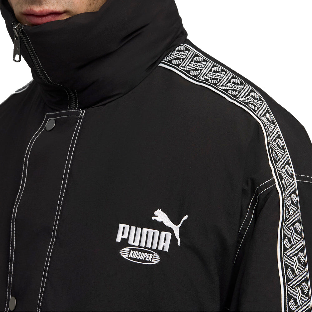 Shop Black Mens PUMA X KIDSUPER King Oversized Puffer Jacket