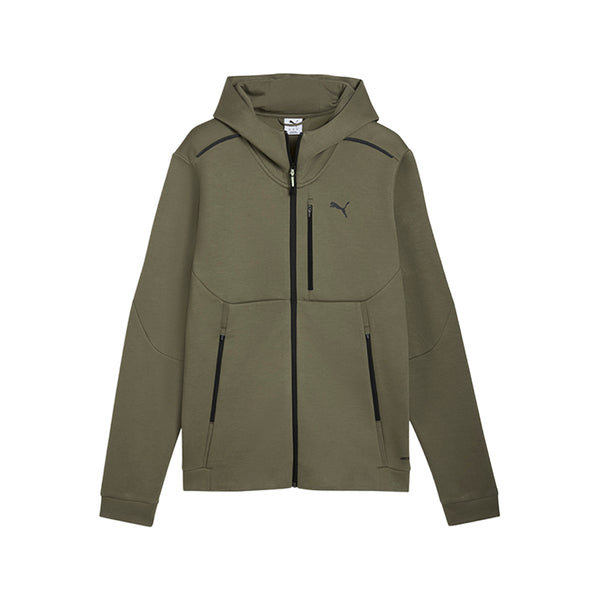 Shop Green Mens PUMATECH Full Zip Hoodie – Shoebacca