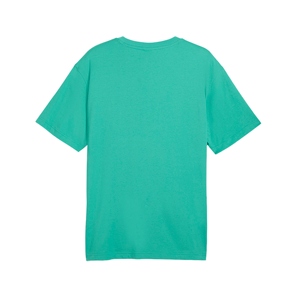 Shop Green Mens Balloon Art Relaxed Crew Neck Short Sleeve T-Shirt