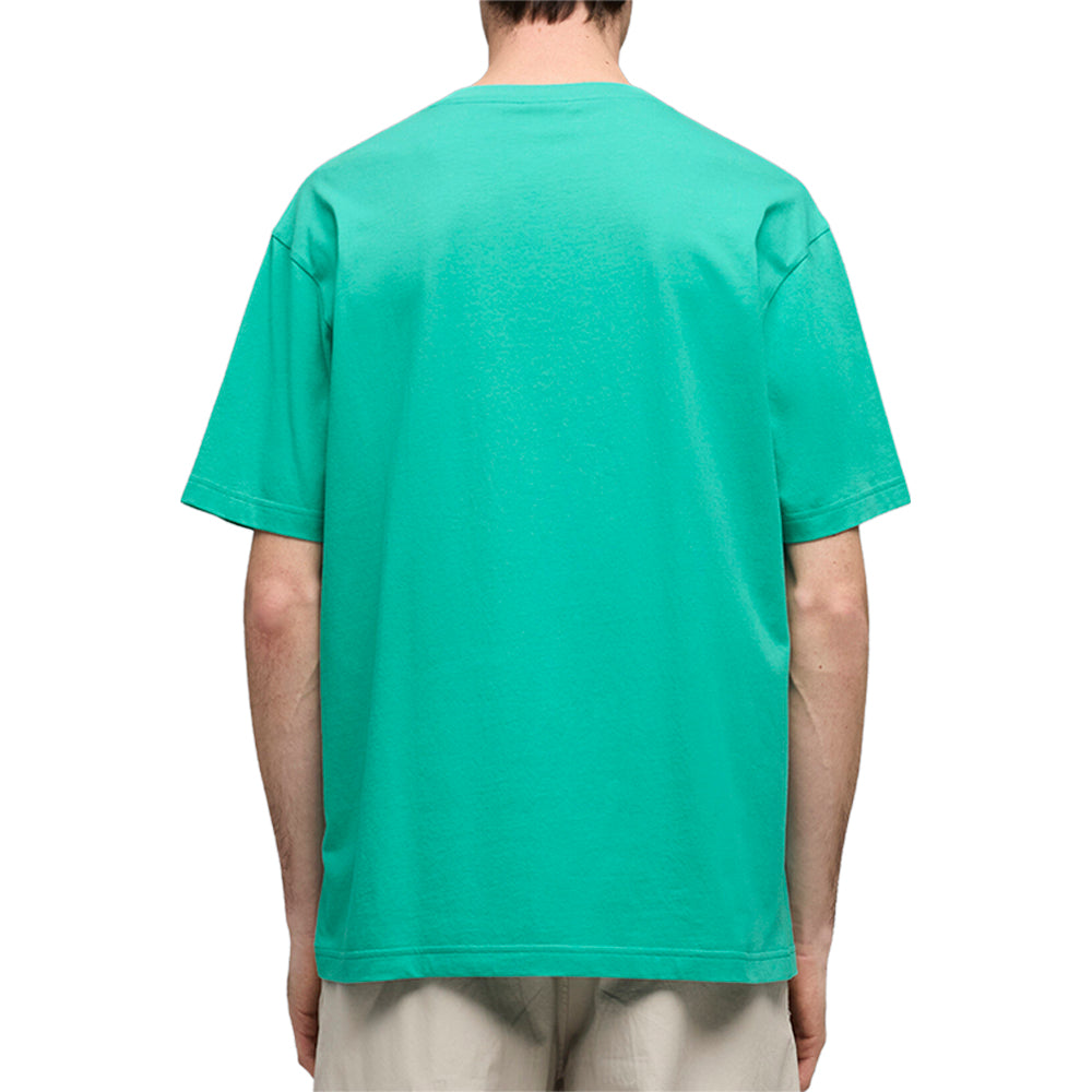 Shop Green Mens Balloon Art Relaxed Crew Neck Short Sleeve T-Shirt