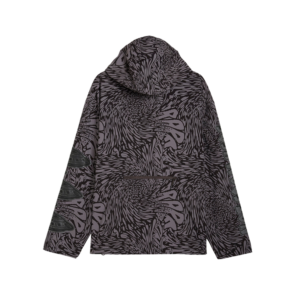 Shop Black, Grey Mens Lamelo X Melo World Packable Windbreaker