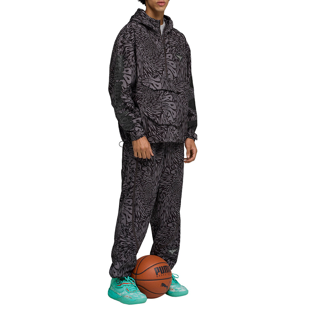 Meloセット Shop Black, Grey Mens Lamelo X Melo World Packable Windbreaker