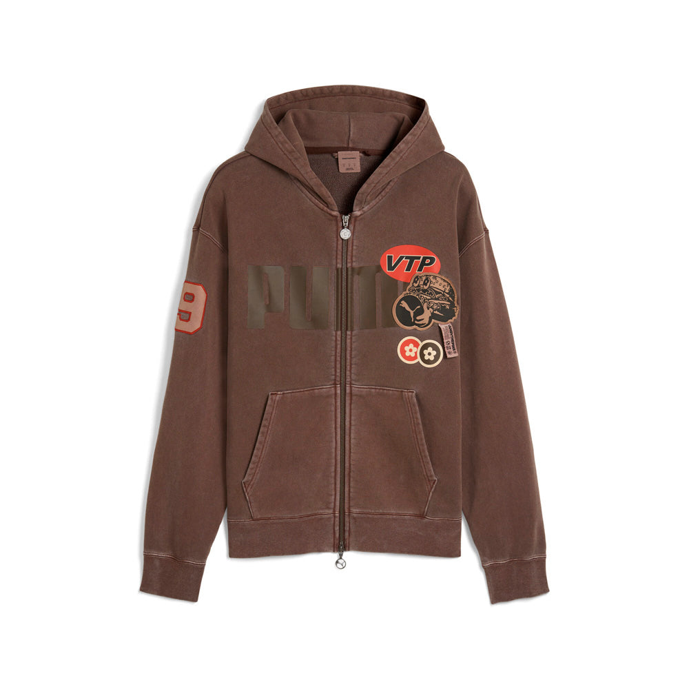 Shop Brown Mens Vandythepink Graphic Full Zip Hoodie – Shoebacca
