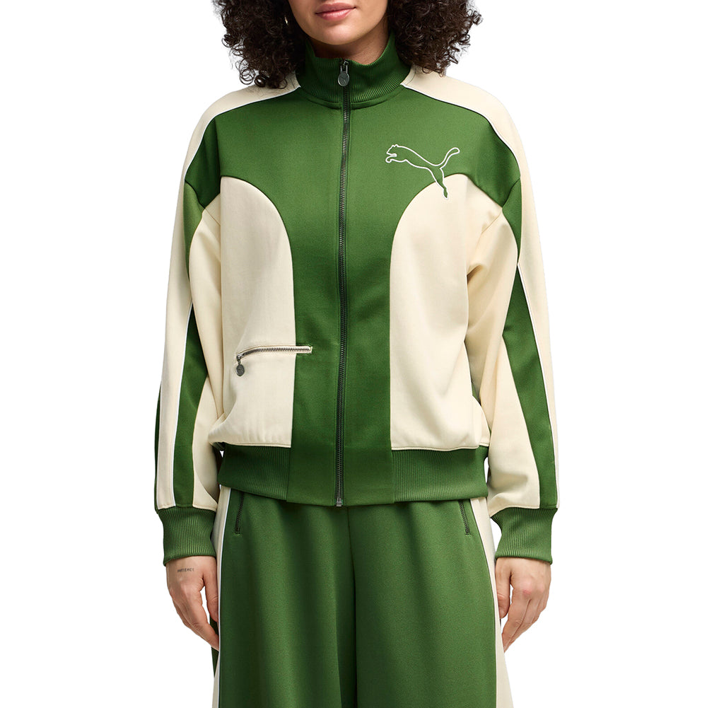 Shop Green Womens T7 Relaxed Track Jacket – Shoebacca