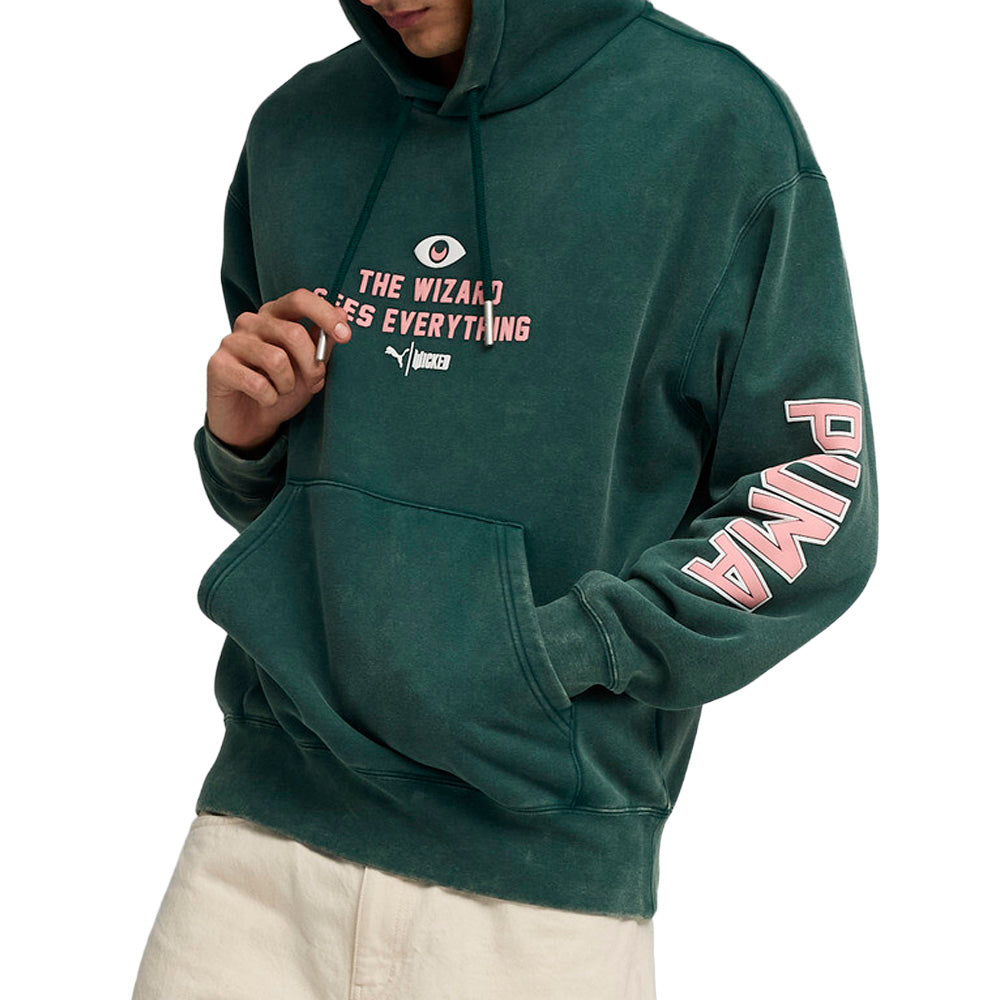 ウェア ballholic Logo FullZipJacket (fog green) Shop Green Mens PUMA X WICKED Oz Fleece Pullover Hoodie – Shoebacca