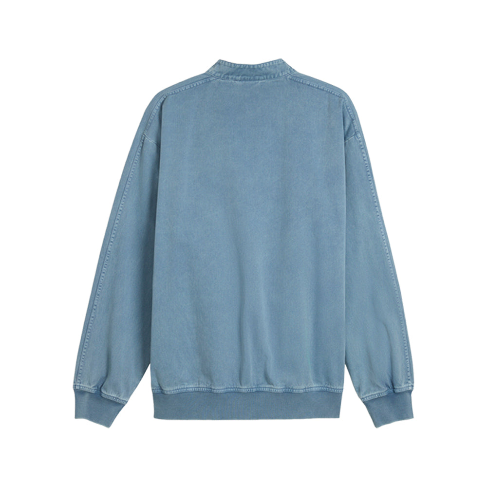 Shop Blue Mens Archive T7 Relaxed Washed Twill Track Jacket