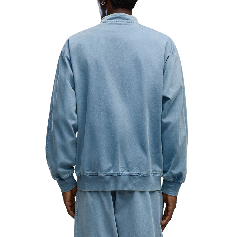 Shop Blue Mens Archive T7 Relaxed Washed Twill Track Jacket