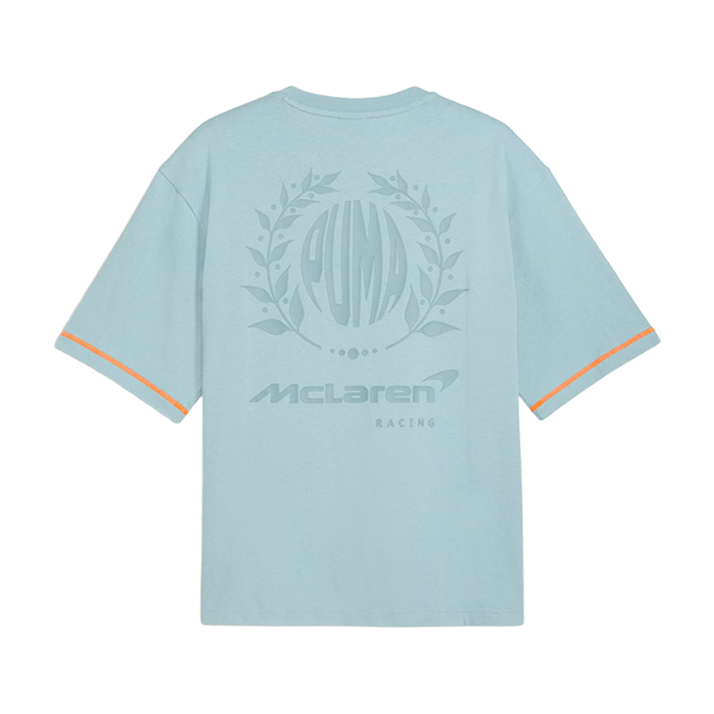 Shop Blue Mens Mclaren Relaxed Graphic Crew Neck Short Sleeve T