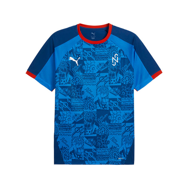 Shop Blue Mens PUMA X NEYMAR Junior Playmaker Crew Neck Short