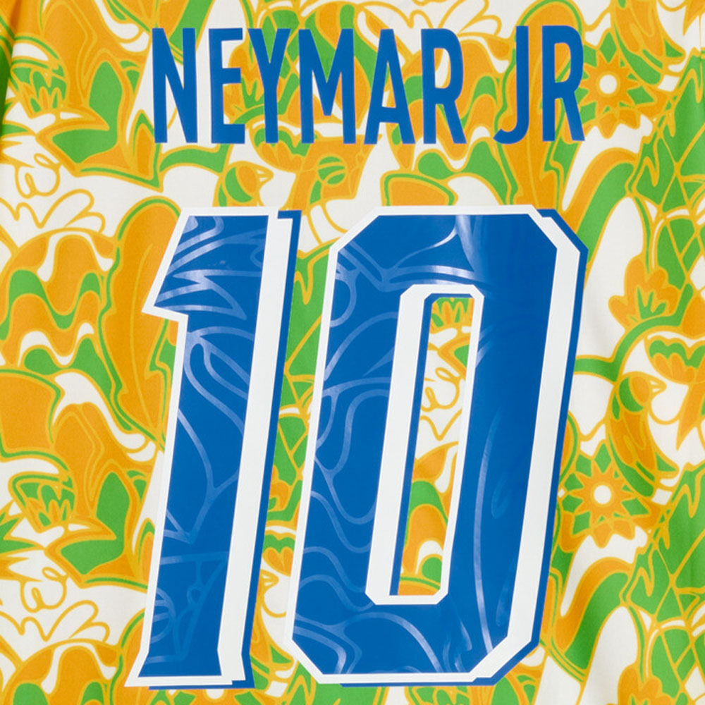 Shop Yellow Boys Neymar Junior Brazil Passion Crew Neck Short