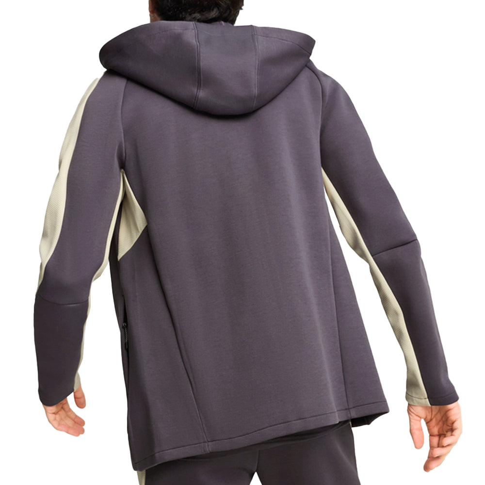 Shop Grey Mens Puma Evostripe Full Zip Hoodie – Shoebacca