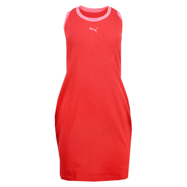 puma mini dress WARDROBE ESSENTIALS Women's Ribbed Flared Short Dress