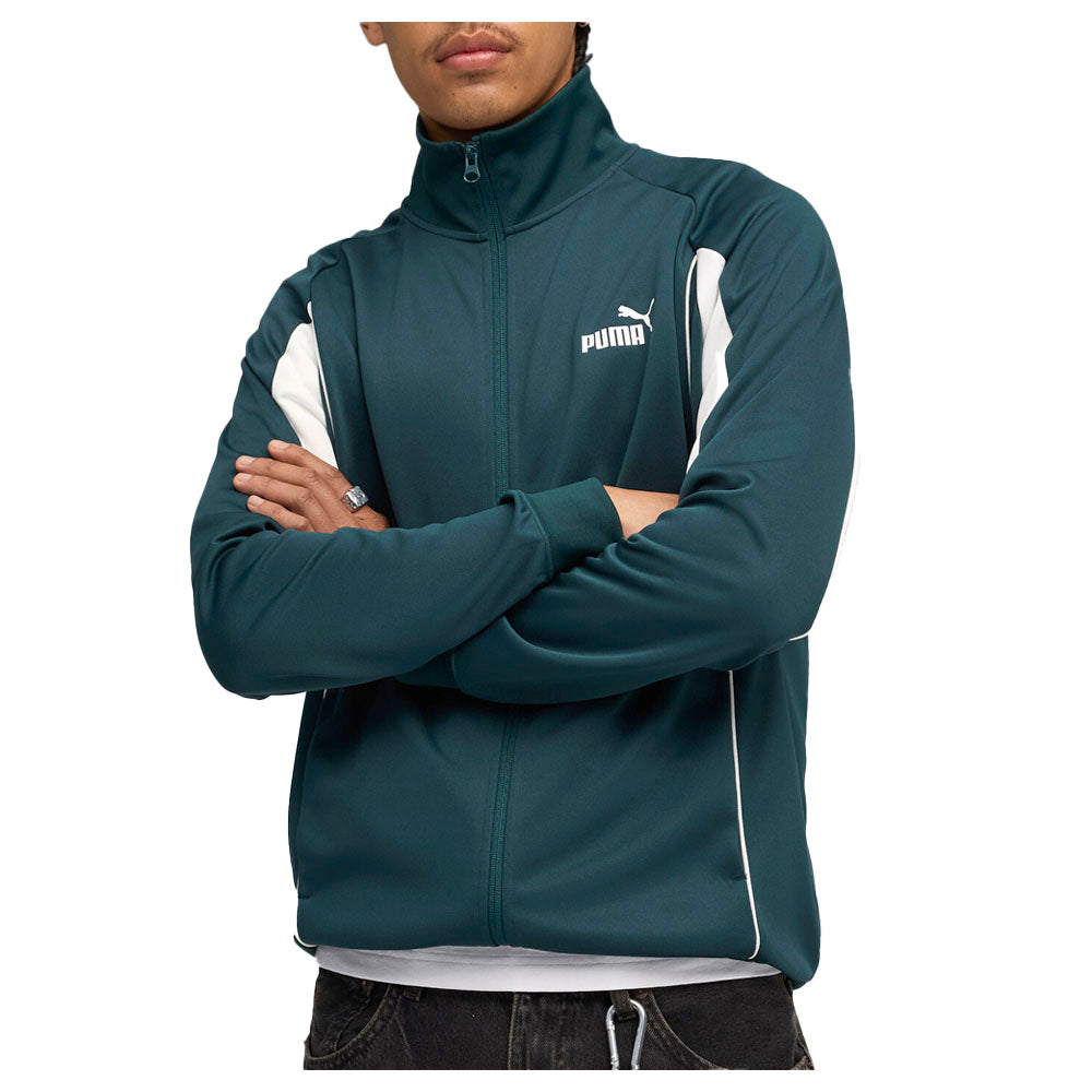 Shop Green Mens Sport Poly Full Zip Track Jacket – Shoebacca