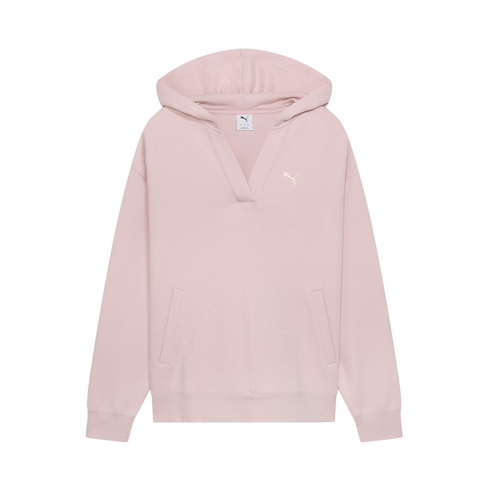 ESSENTIALS ピンクパーカー　レディース　XXS Shop Pink Womens Essentials Jacquard Pullover Hoodie – Shoebacca