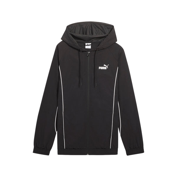 Shop Black Mens Sport Woven Full Zip Jacket – Shoebacca