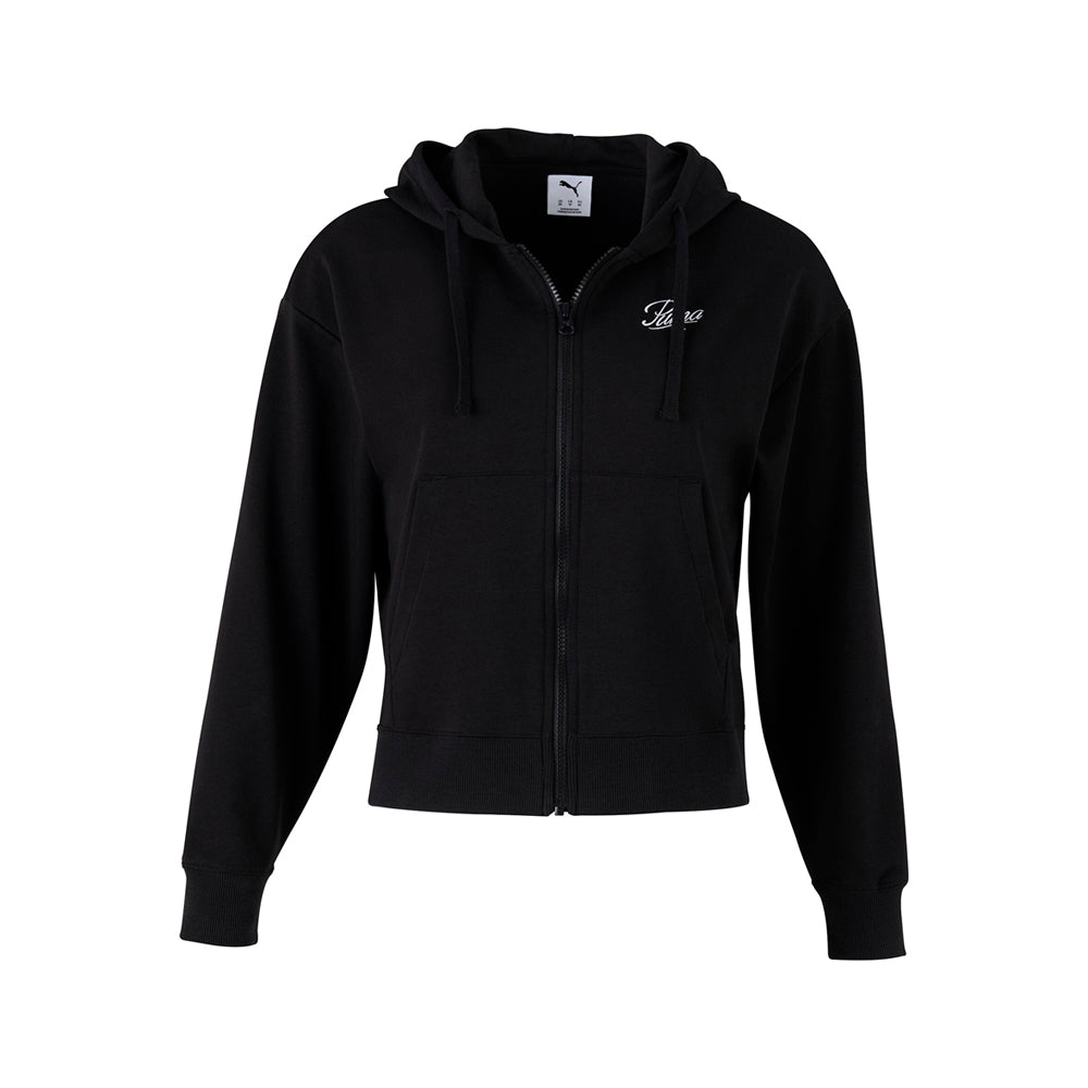 Shop Black Womens Script Full Zip Hoodie – Shoebacca