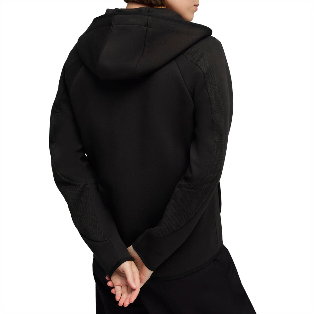 Shop Black Womens Evostripe Full Zip Hoodie – Shoebacca