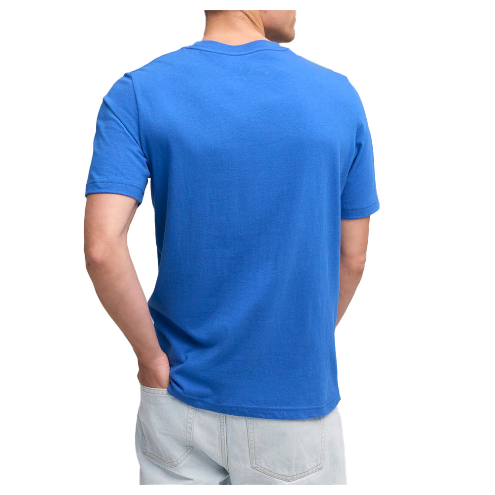 Shop Blue Mens Sport Logo Crew Neck Short Sleeve T-Shirt – Shoebacca