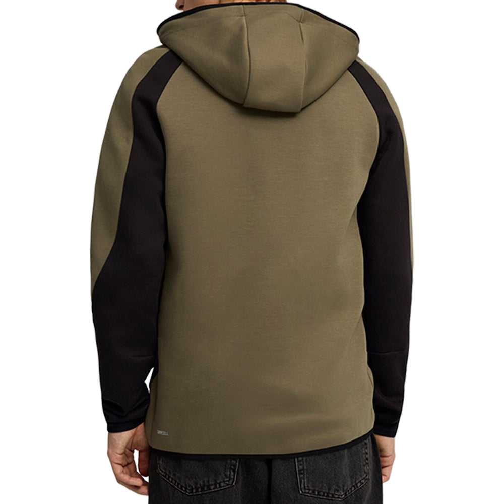 Shop Green Mens Evostripe Full Zip Hoodie – Shoebacca