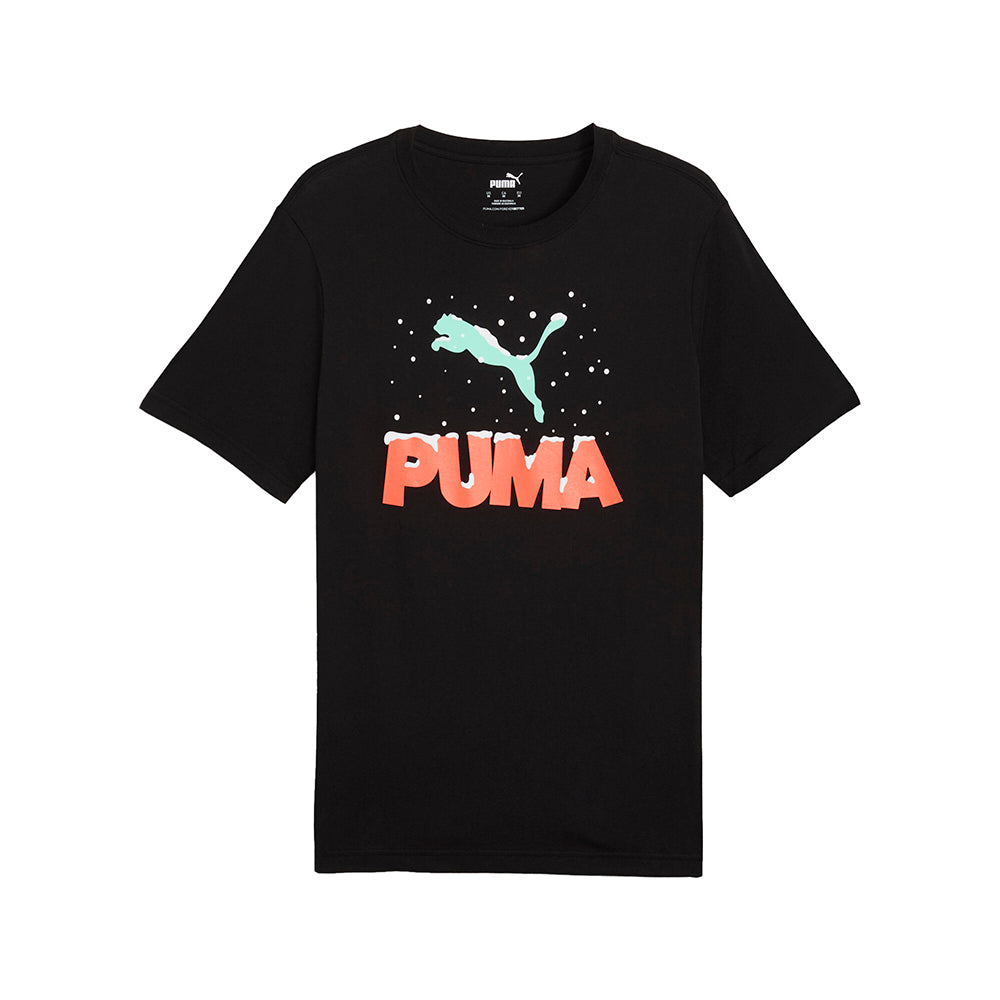 Shop Black Mens Holiday Crew Neck Short Sleeve T-Shirt – Shoebacca