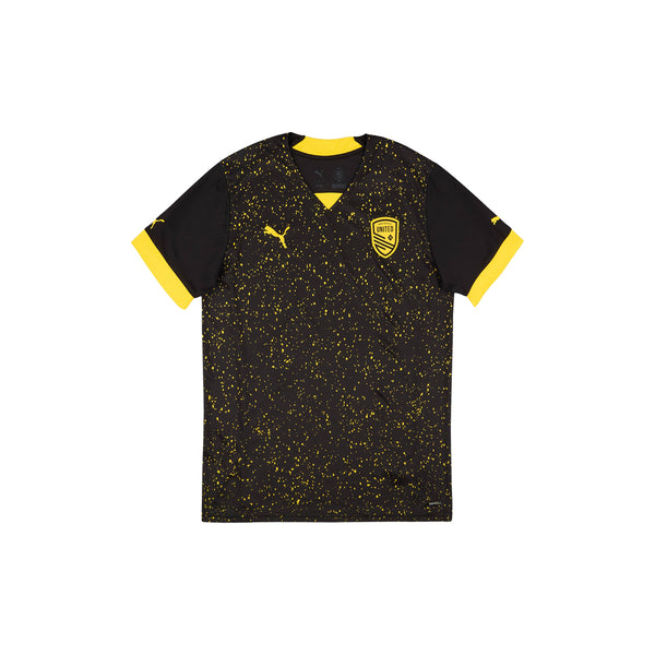 Shop Black, Yellow Boys New Mexico United Home Crew Neck Replica