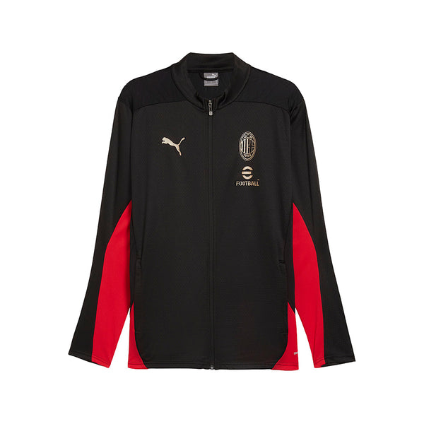 Shop Black Mens AC Milan Training Full Zip Jacket – Shoebacca