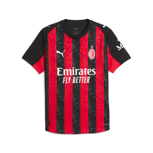 AC Milan ストライプユニフォームMサイズ Shop Black Mens AC Milan Home Crew Neck Short Sleeve Jersey