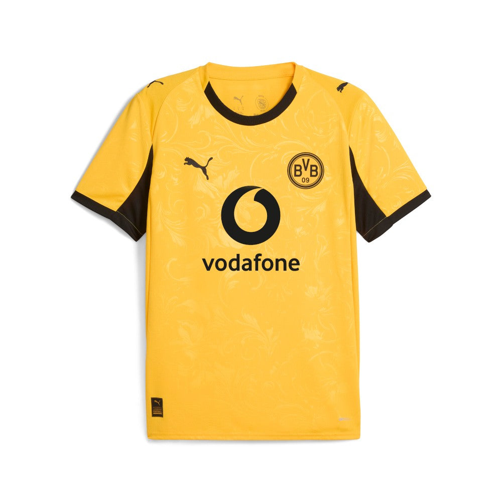 Shop Yellow Mens BVB Cup Crew Neck Short Sleeve Soccer Jersey