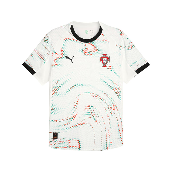 Shop White Mens Portugal '25 Away Crew Neck Short Sleeve Replica