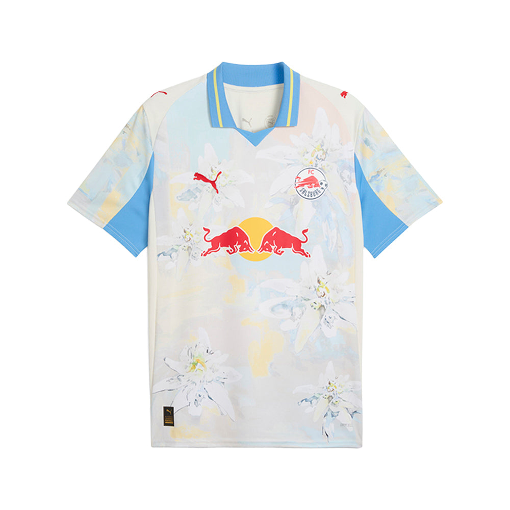 Shop White Mens PUMA X KIDSUPER FC Red Bull Salzburg Crew Neck