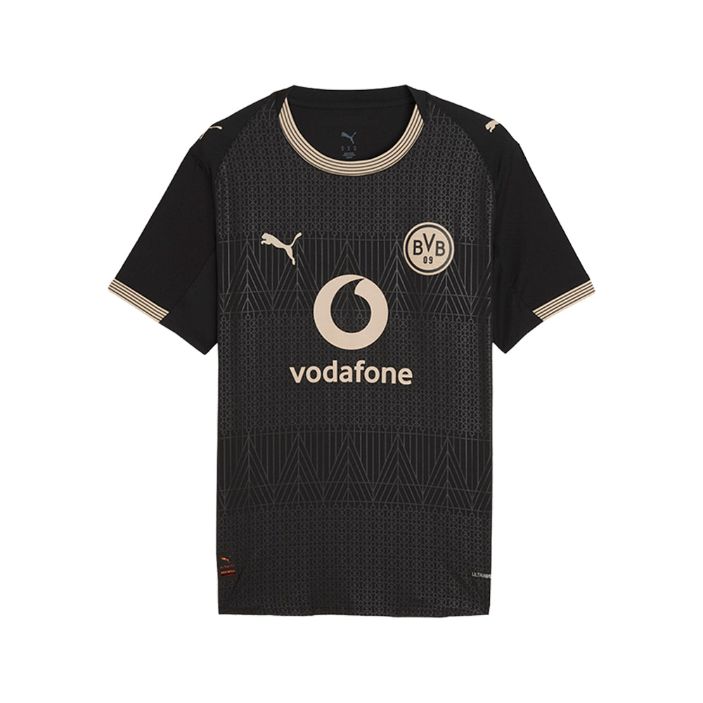 Shop Black Mens BVB Special Edition Crew Neck Short Sleeve Soccer