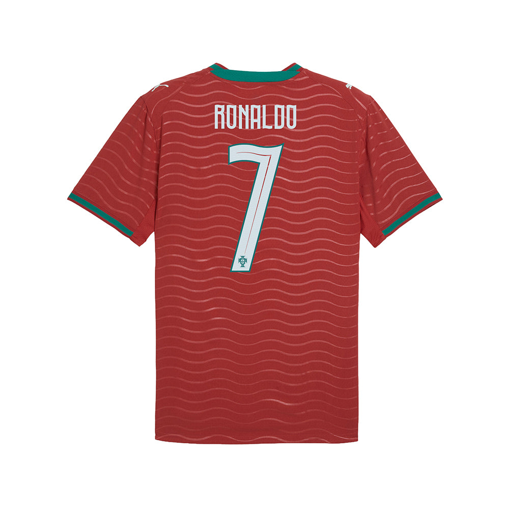 Shop Red Mens Portugal 2026 Home Ronaldo Crew Neck Short Sleeve