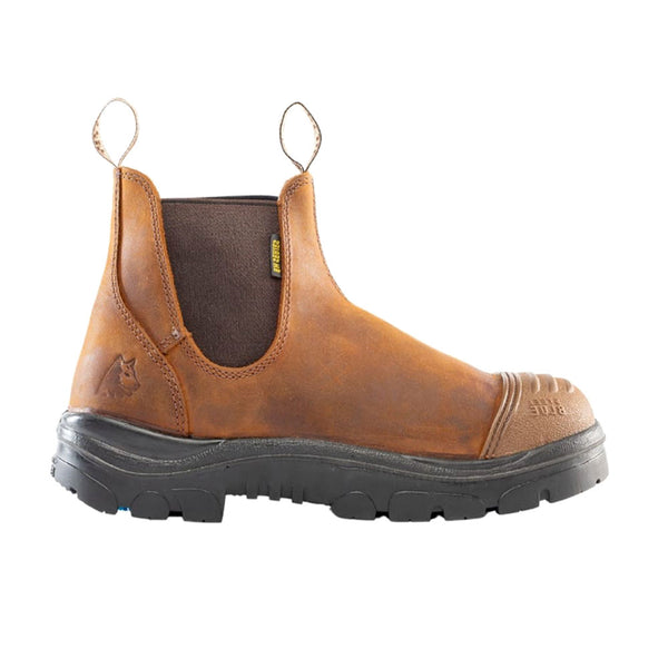 Shop Brown Mens Hobart Scuff 6 Inch Slip Resistant Wide Steel Toe