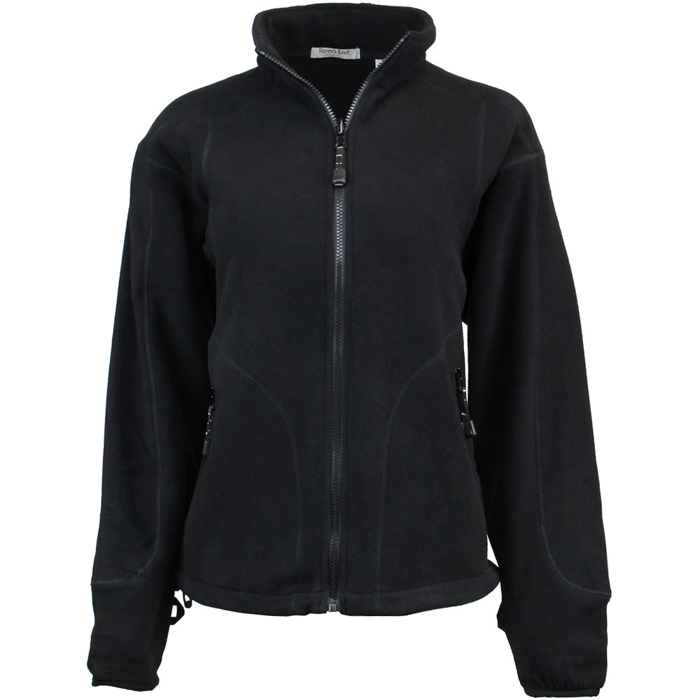 Shop Black Womens River's End Microfleece Full Zip Jacket – Shoebacca