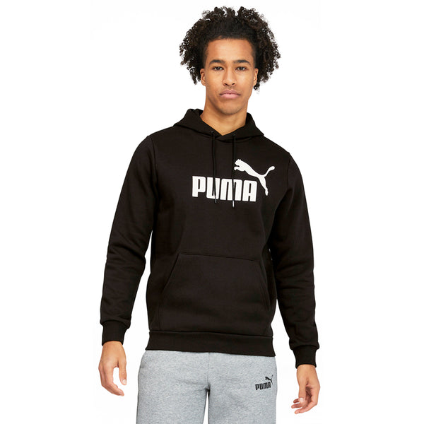Shop Black Mens Essentials Big Logo Pullover Hoodie – Shoebacca