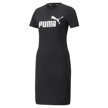 PUMA Essentials Women's Slim T-Shirt Dress, Black, XS PUMA Essentials Women's Slim T-Shirt Dress, Black, XS