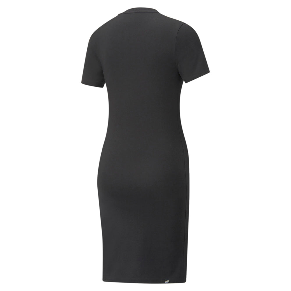 PUMA Essentials Women's Slim T-Shirt Dress, Black, XS PUMA Essentials Women's Slim T-Shirt Dress, Black, XS