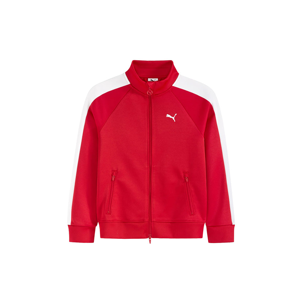 Shop Red Boys T7 Core Pack Heavy Pique T7 Full Zip Track Jacket